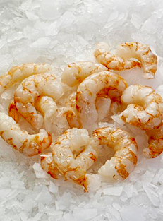 cola de langostino Vannamei sin piel